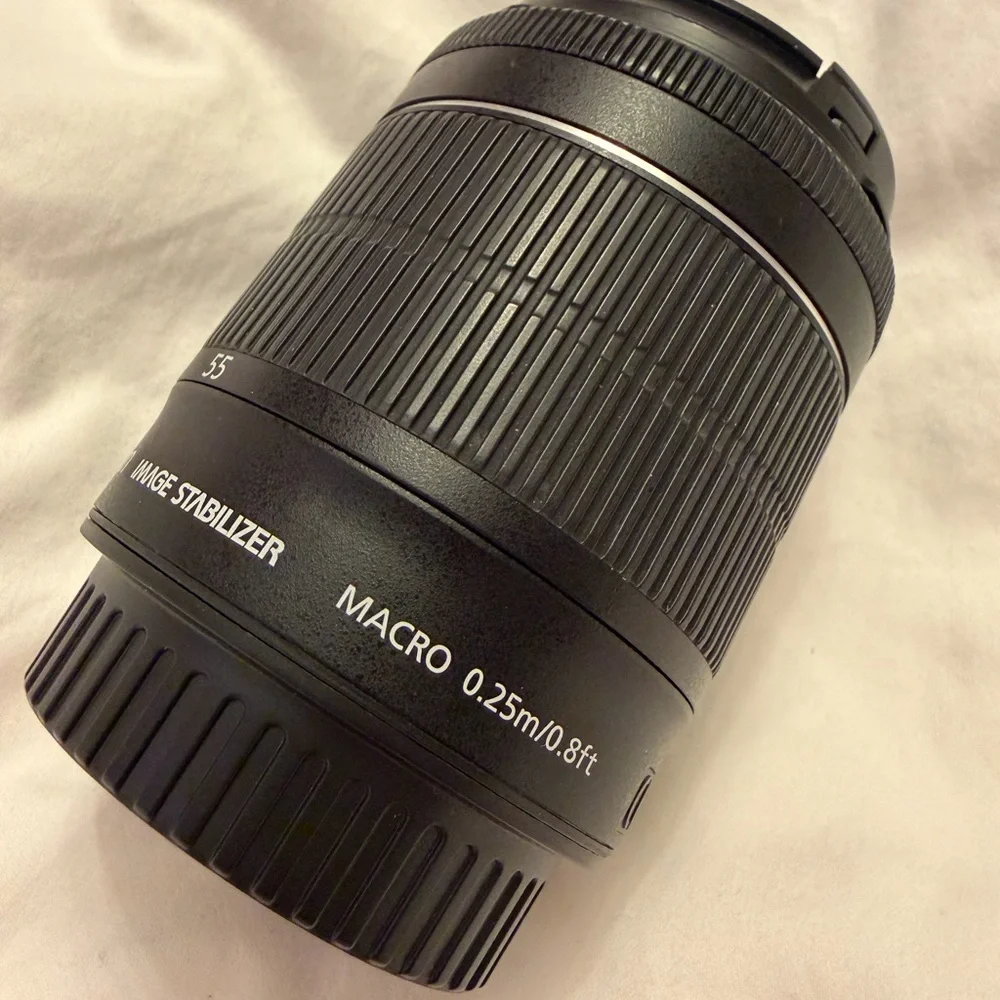 Canon Black EFS 18-55mm Lens